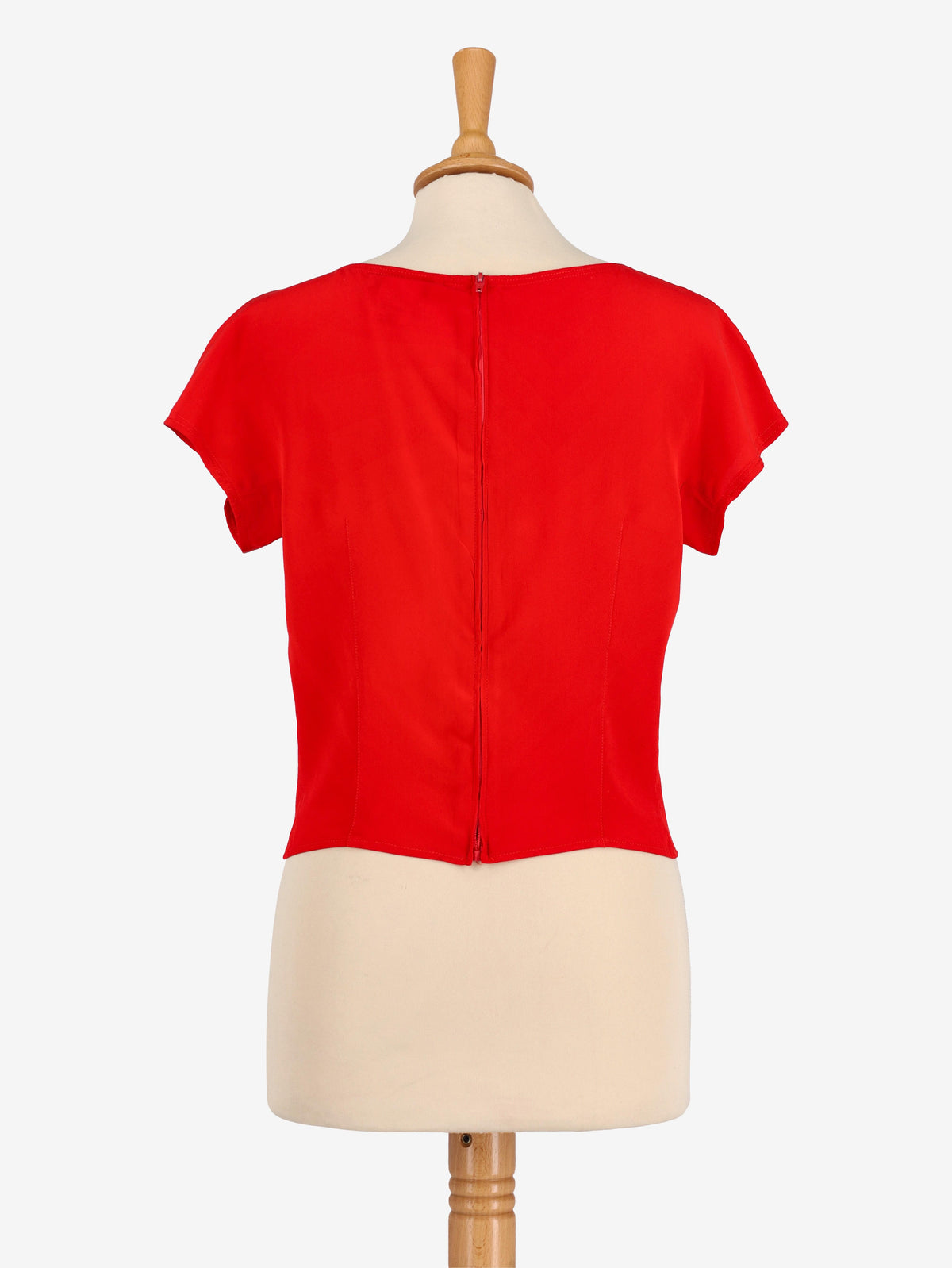 Genny Red Silk Top WCV24AP1  Genny 