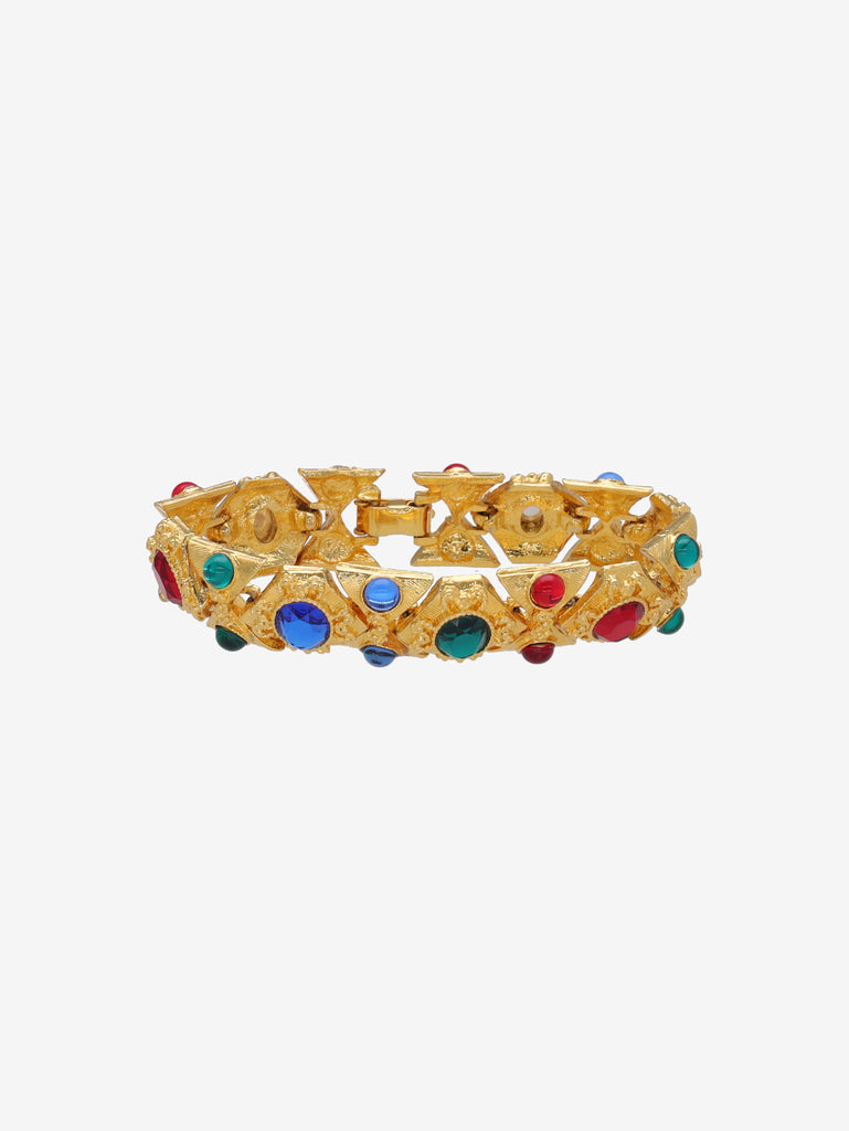 Vintage Cabochon Bracelet Renaissance-Inspired Style W13426.71  Vintage 