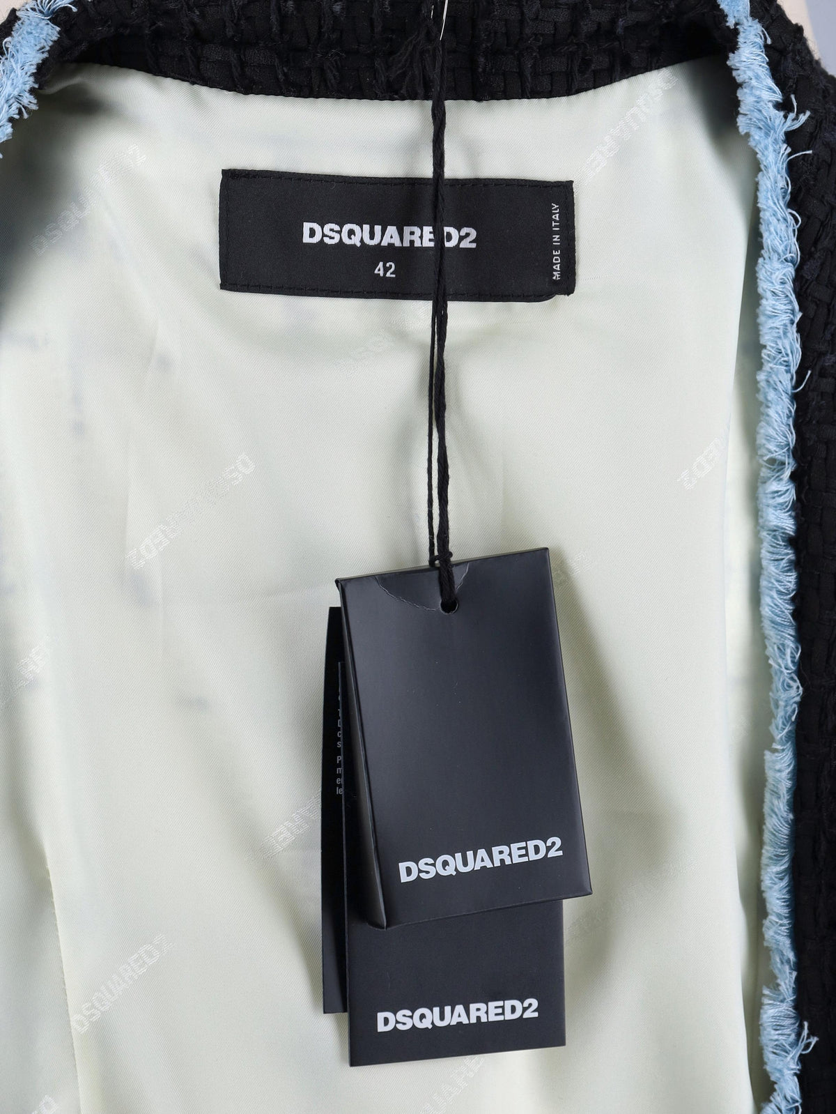 Dsquared2 Bouclé Cropped Bustier Jacket CVM26.23.30  Dsquared² 