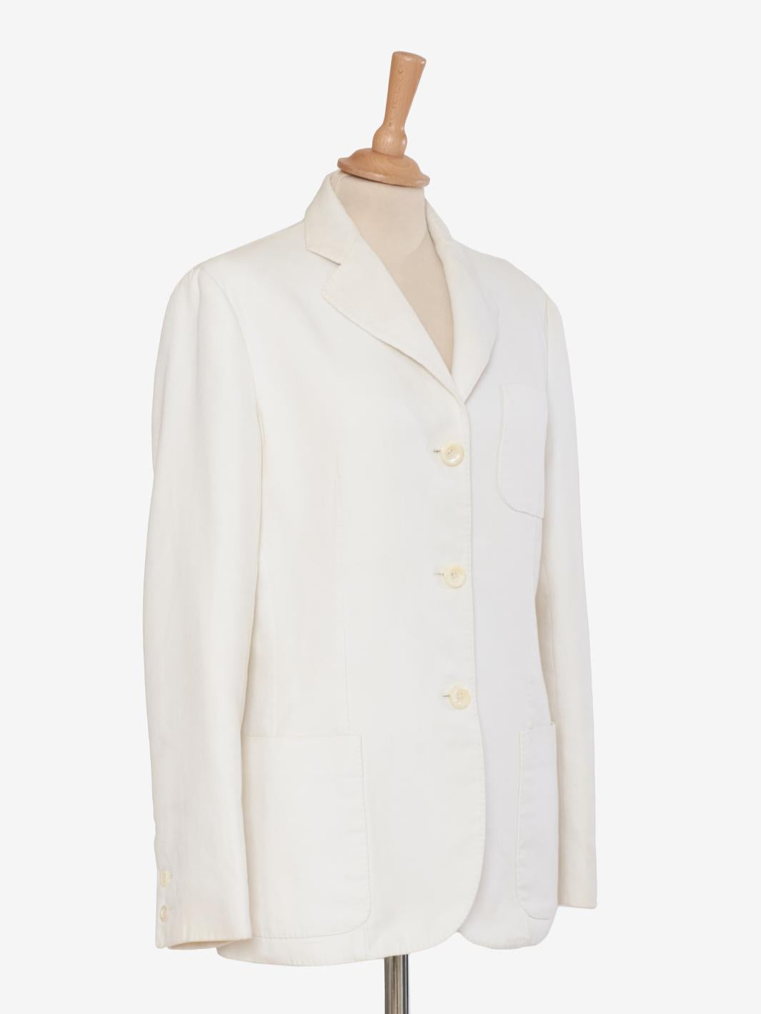 Giacca Malo in cotone bianco
