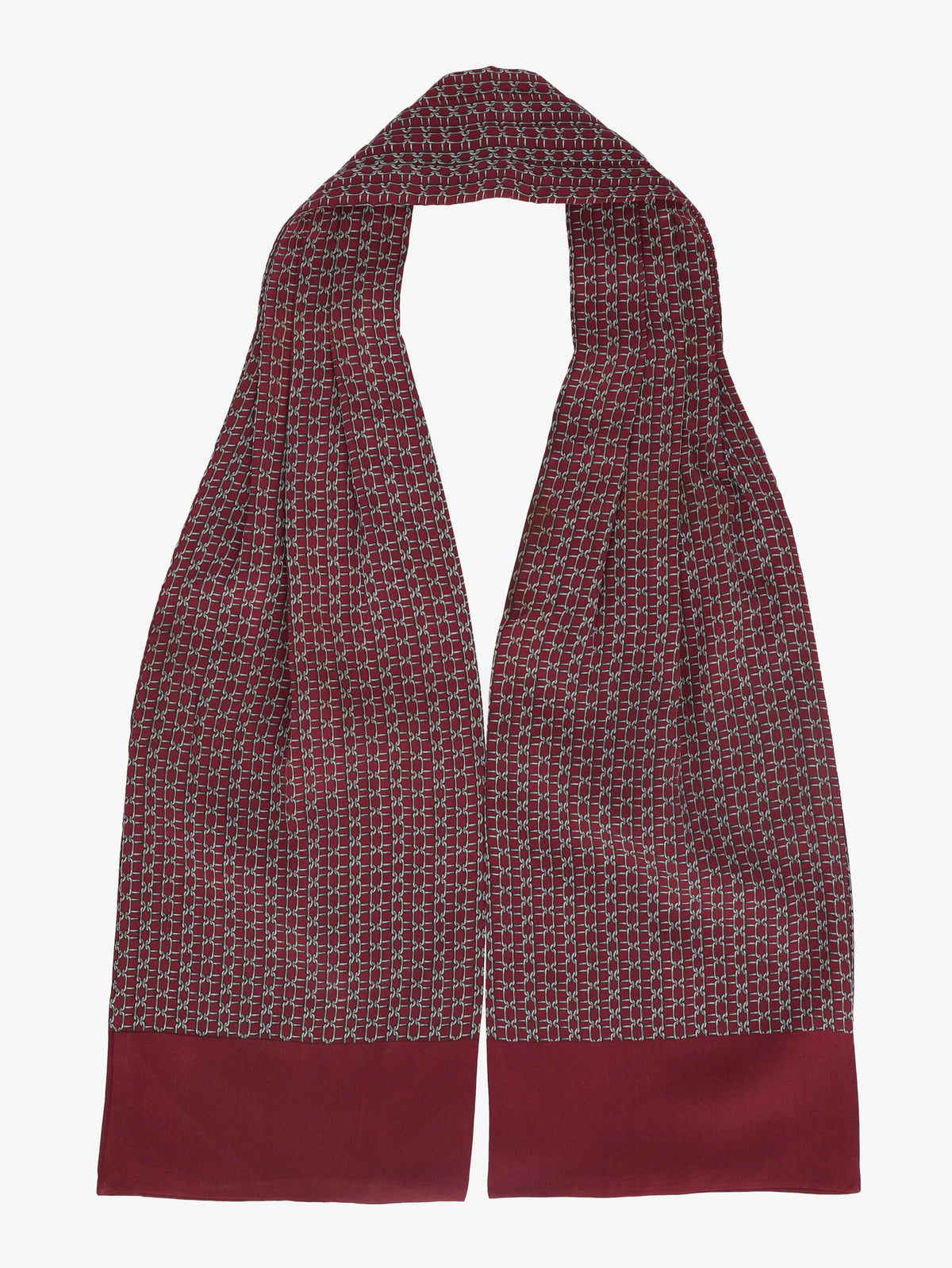 Hermès Vintage Patterned Cachecol