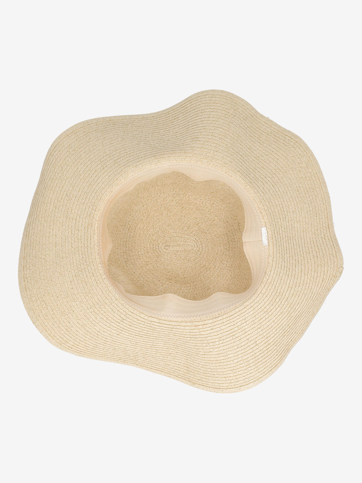 Vintage Shimmering Straw Hat with Bow Detail W130126.1  Vintage 