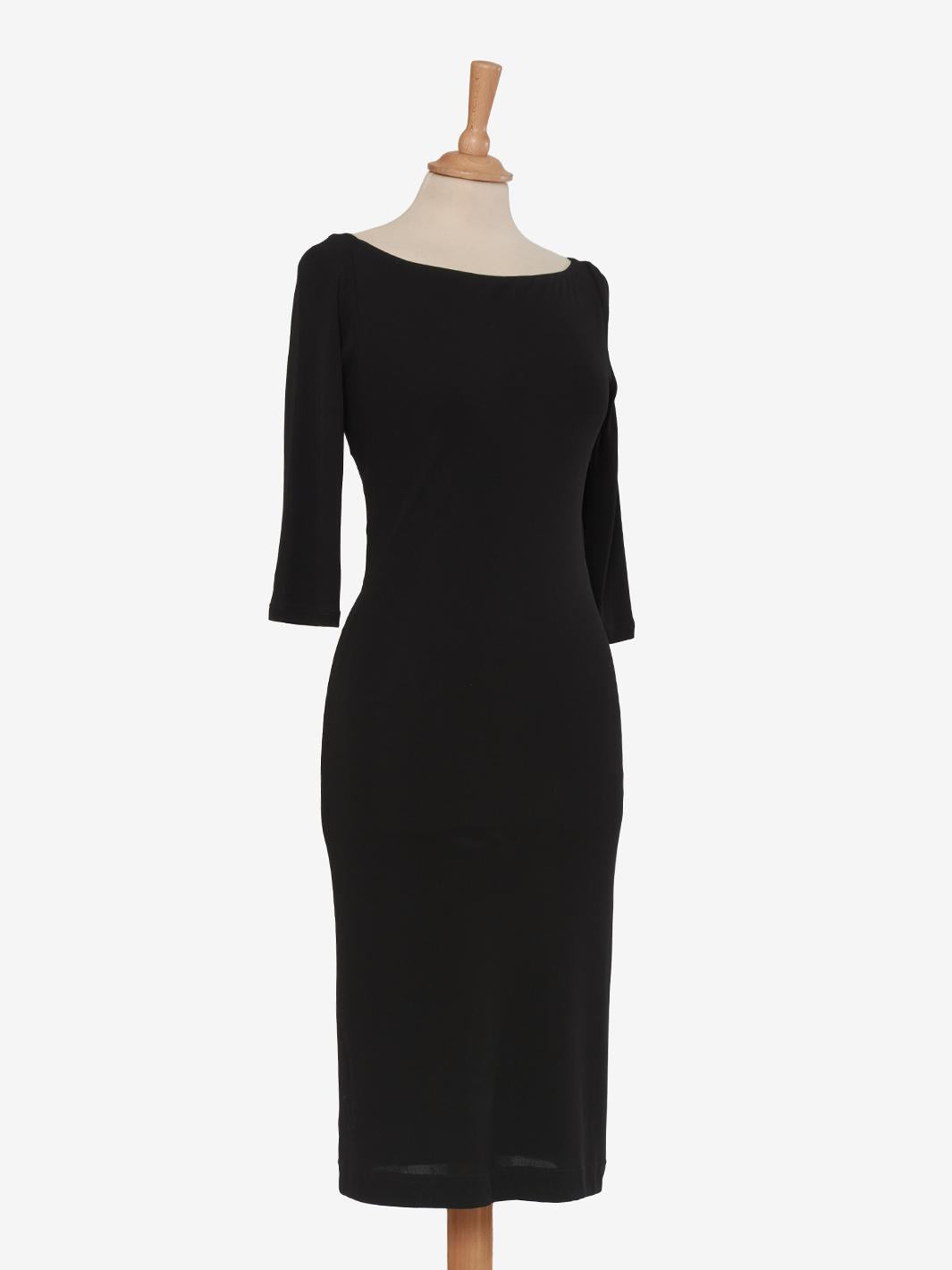 Versus Black Midi Dress