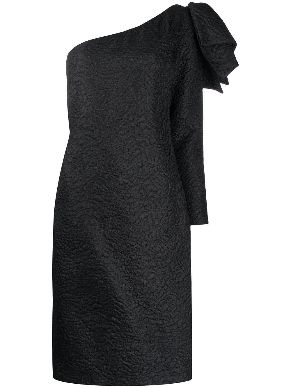saint laurent one shoulder dress One-shoulder Maxi Dress With Bow Detail