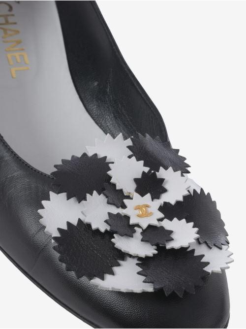 Chanel Leather Ballerina Shoes WCV24101010  Chanel 