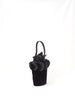 Black velvet bucket bag W22090901  Vintage 