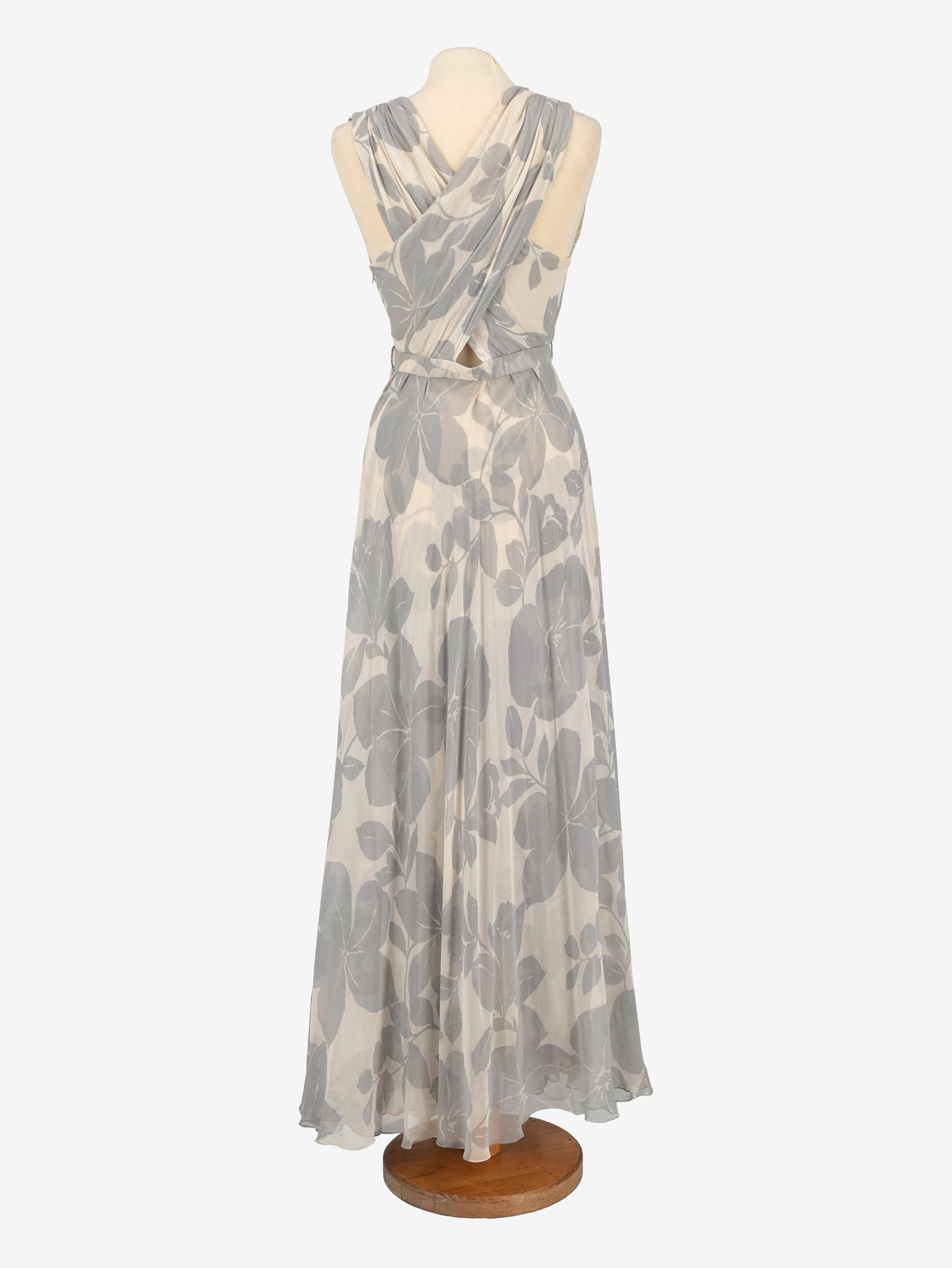 André Laug Grey Floreal  Long Dress WCV151124.13  Andre Laug 
