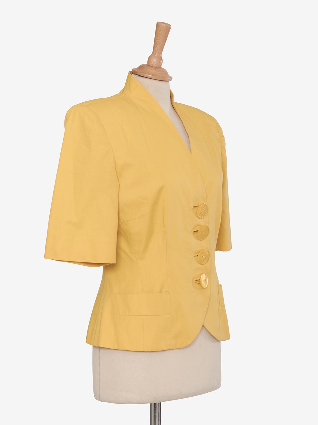 Yellow cotton suit
