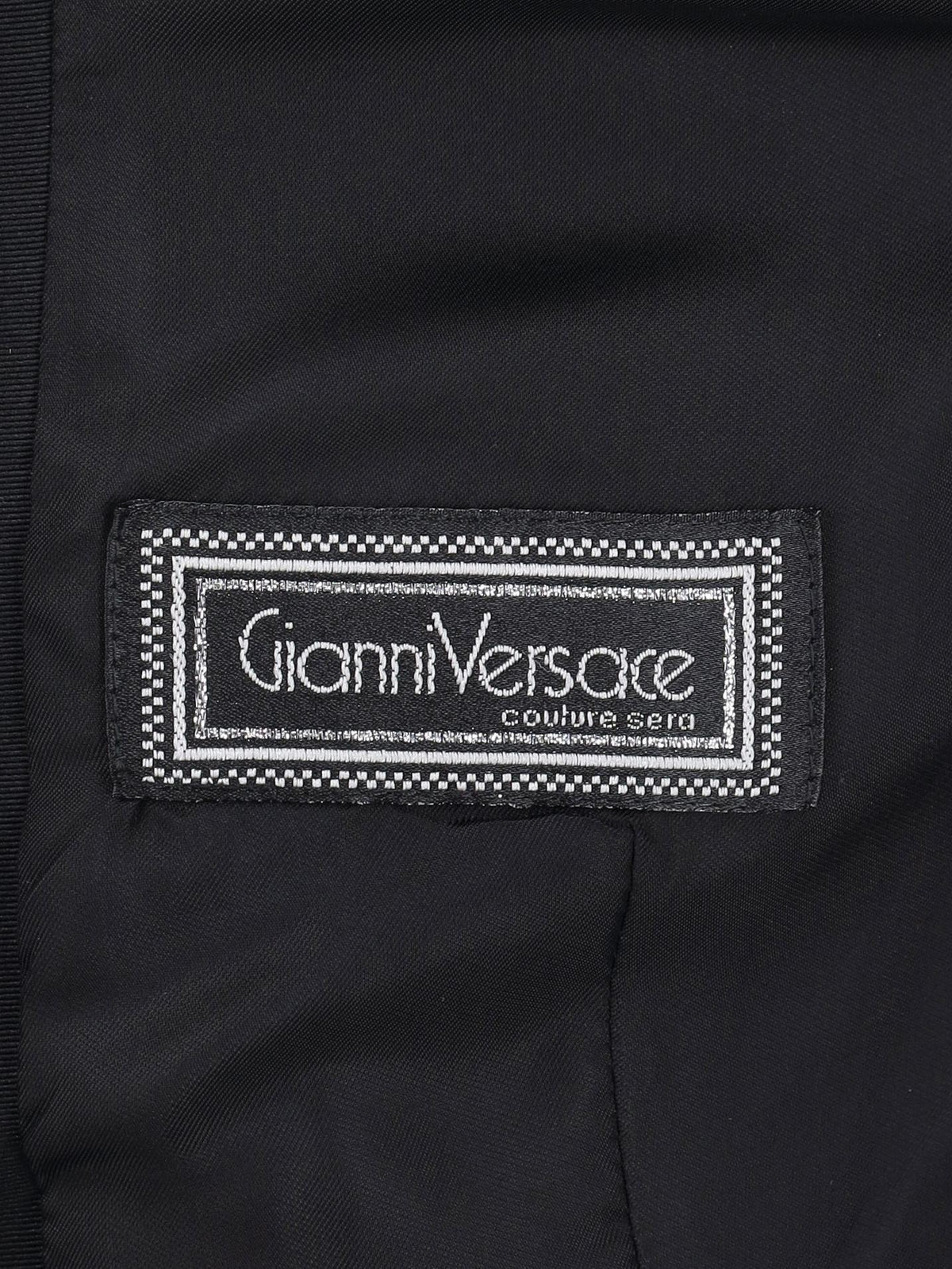 Abito nero e giallo Gianni Versace Couture