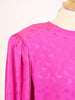 Maggy London by Jeannene Booher fuchsia silk dress, 80s W22041103  Maggy London 