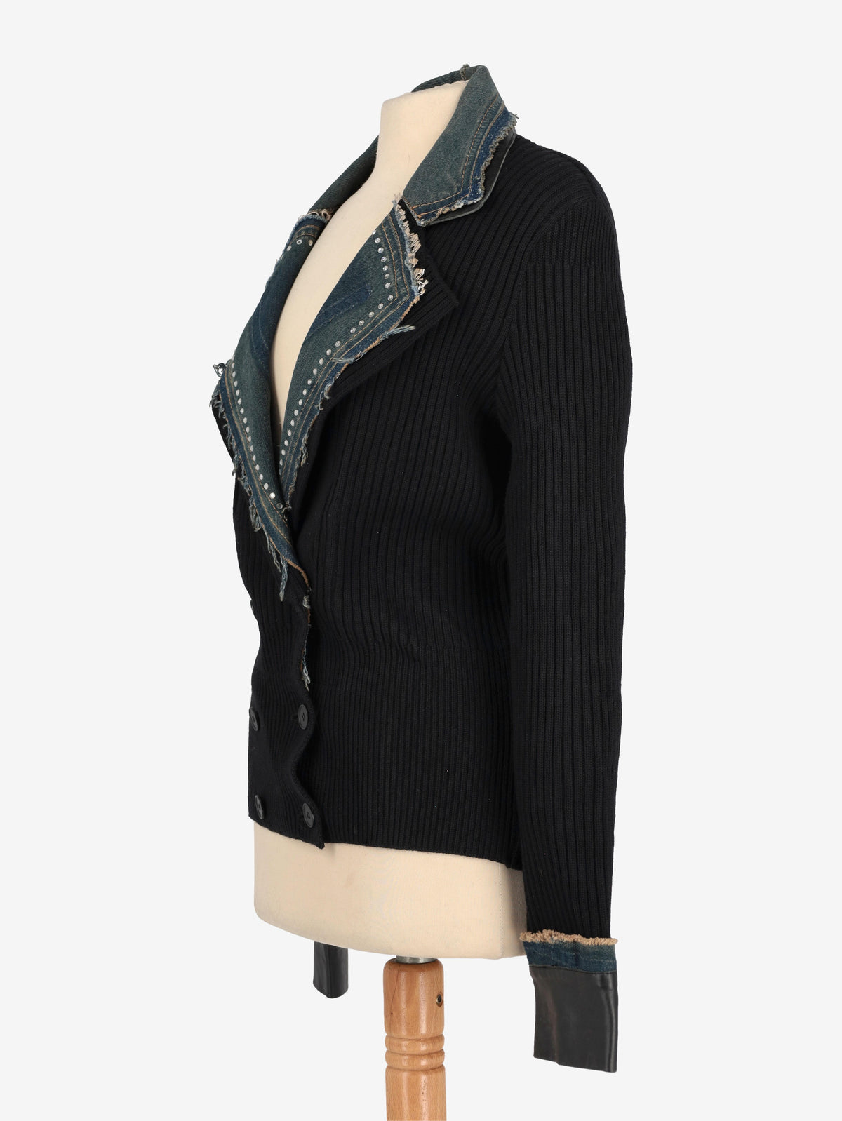 Mondrian Wool Jacket With Jeans Details W2511.118.03  Mondrian 