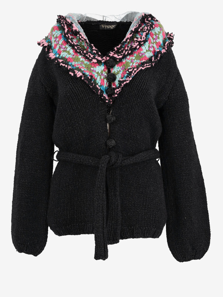 Voyage Investi nel cardigan di lana originale