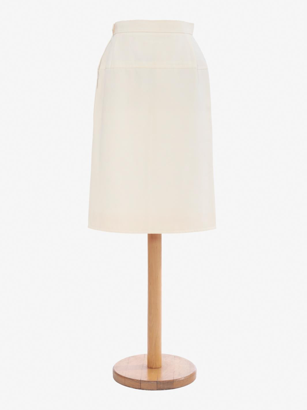 Yves Saint Laurent Wool gabardine skirt