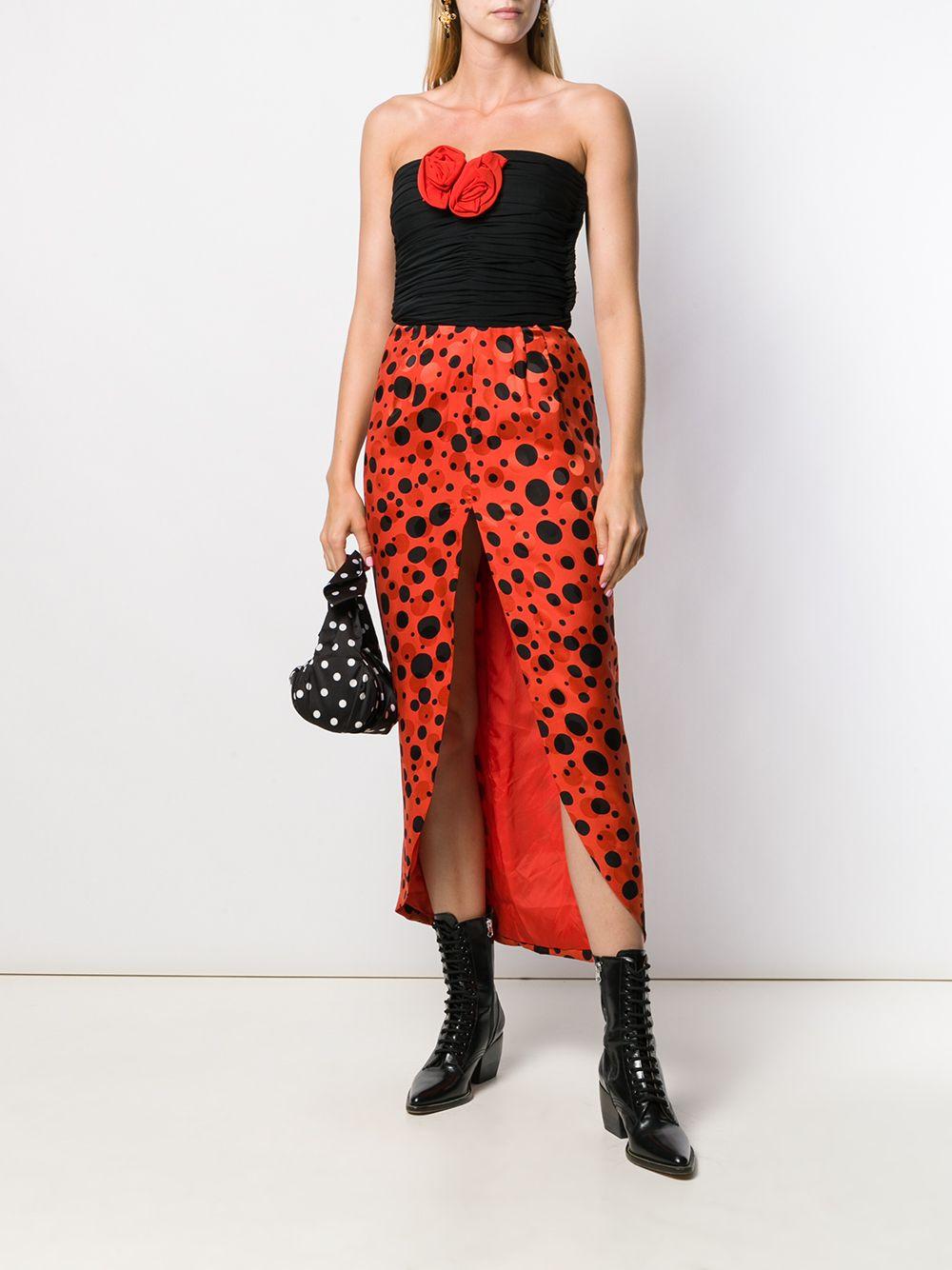 Valentino Vintage Rose & Polka-Dot Evening Dress BR002353  Valentino 