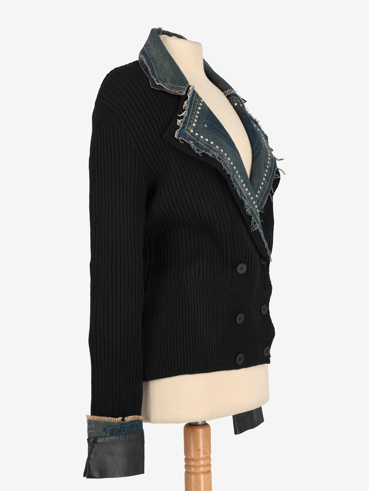 Mondrian Wool Jacket With Jeans Details W2511.118.03  Mondrian 