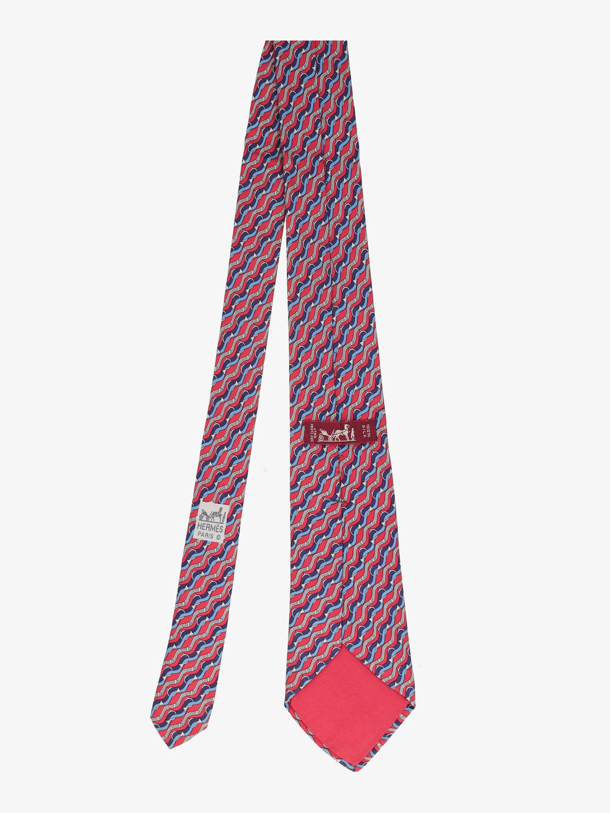 Hermès Waves Print Tie 161225.27  Hermes 