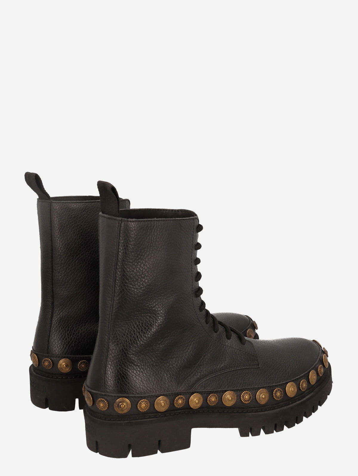 Moschino Studded Leather Boots WCV250821.03  Moschino 