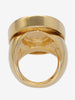 Kenneth Jay Lane White Enamelled Oval Ring CVR24.1.146  Kenneth Jay Lane 