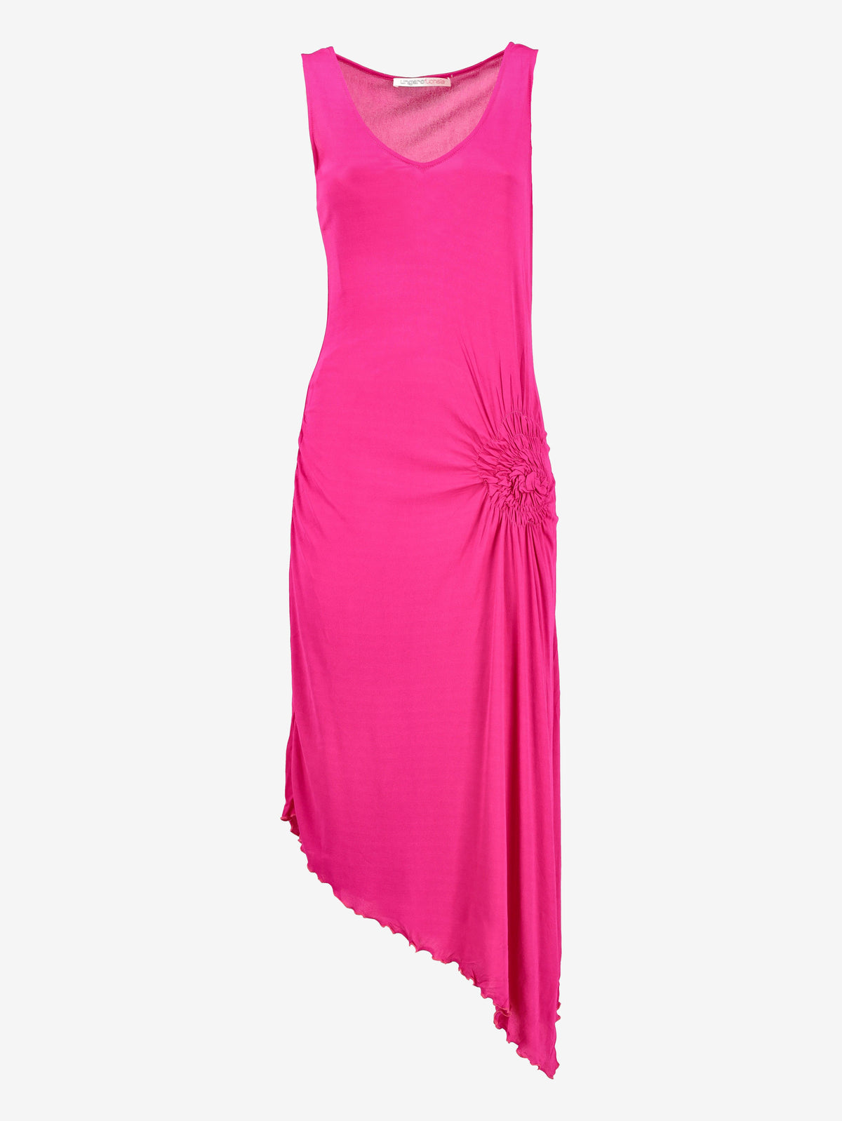 Ungaro Fuchsia Asymmetrical Dress