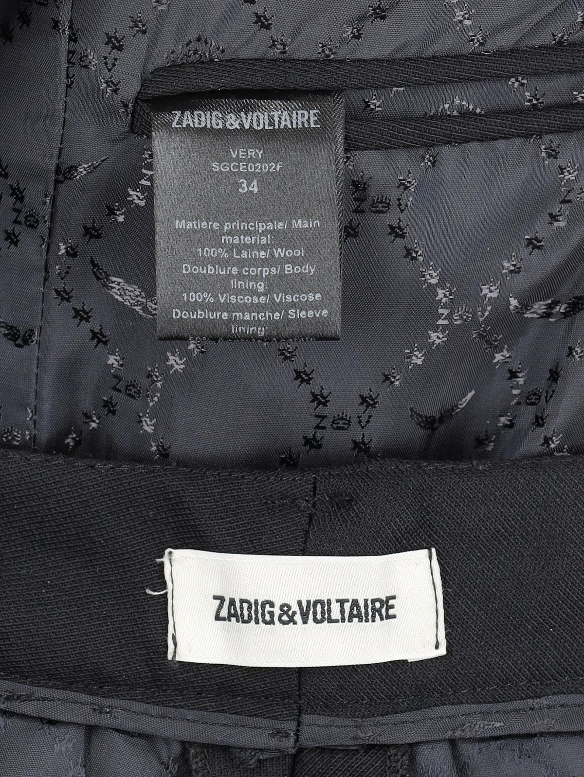 Zadig & Voltaire Black Suit W031025.7  Zadig&Voltaire 
