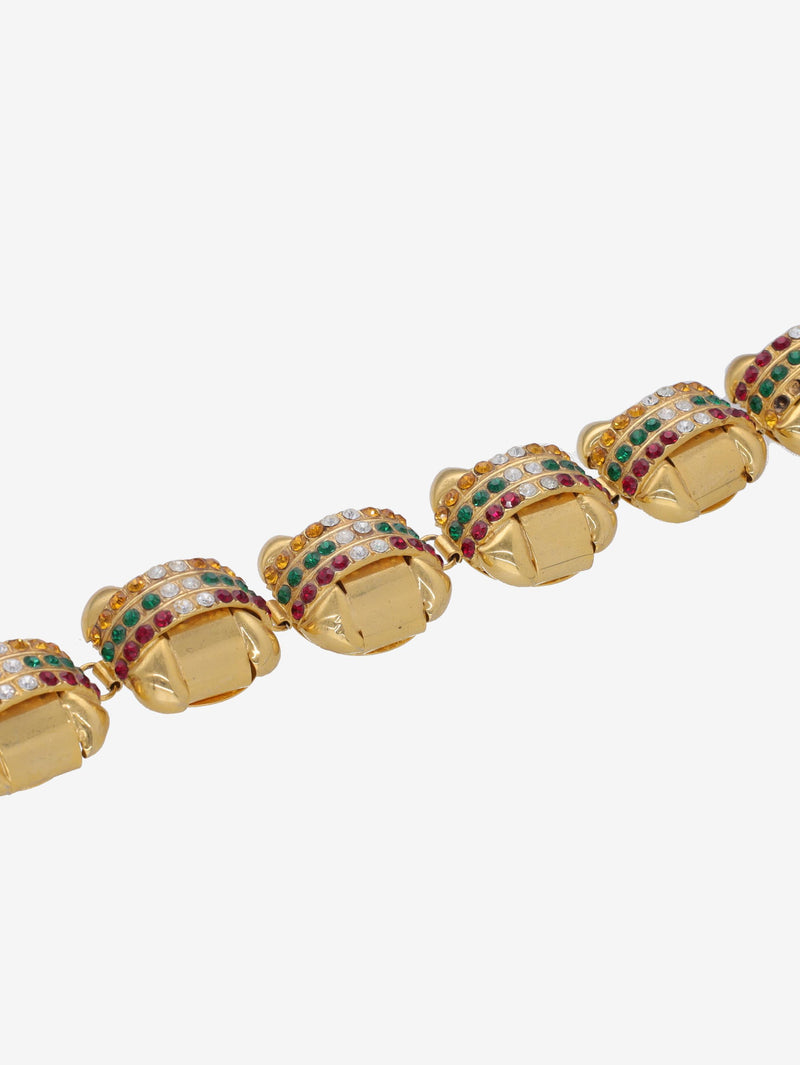 Vintage Connected Button-Like Bracelet W13426.78  Vintage 