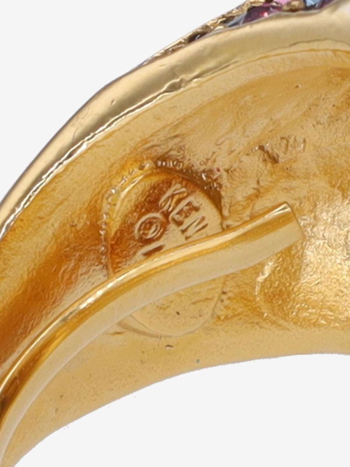 Kenneth Jay Lane Violet Oval Ring CVR24.1.148  Kenneth Jay Lane 
