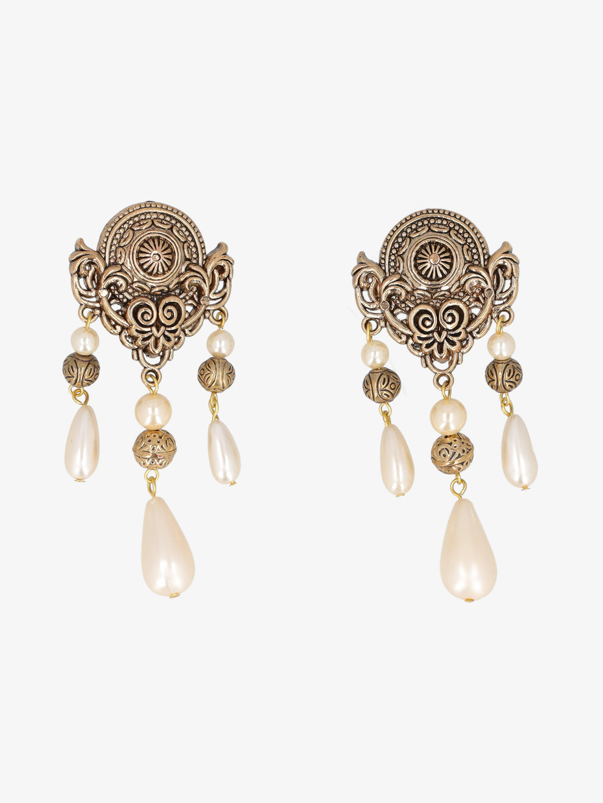 Correani Pearl Dangle Earrings