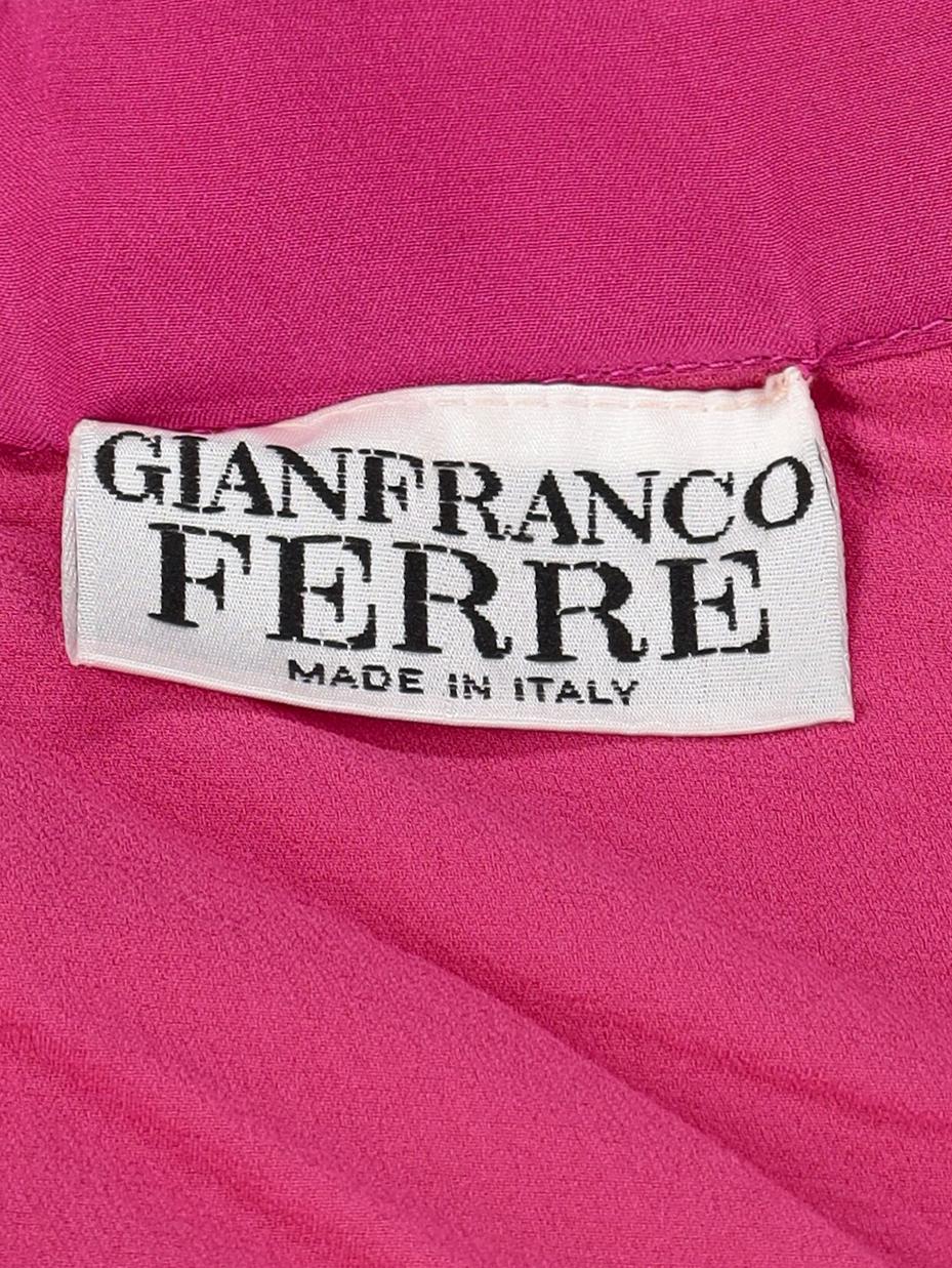 Gianfranco Ferré Fuchsia Beaded Suit