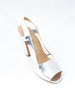 Y2K Costume National sandals in silver patent leather BR003215  Costume national 