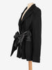 Basile Black Blazer With Leather Belt W2511.116.07  Basile 