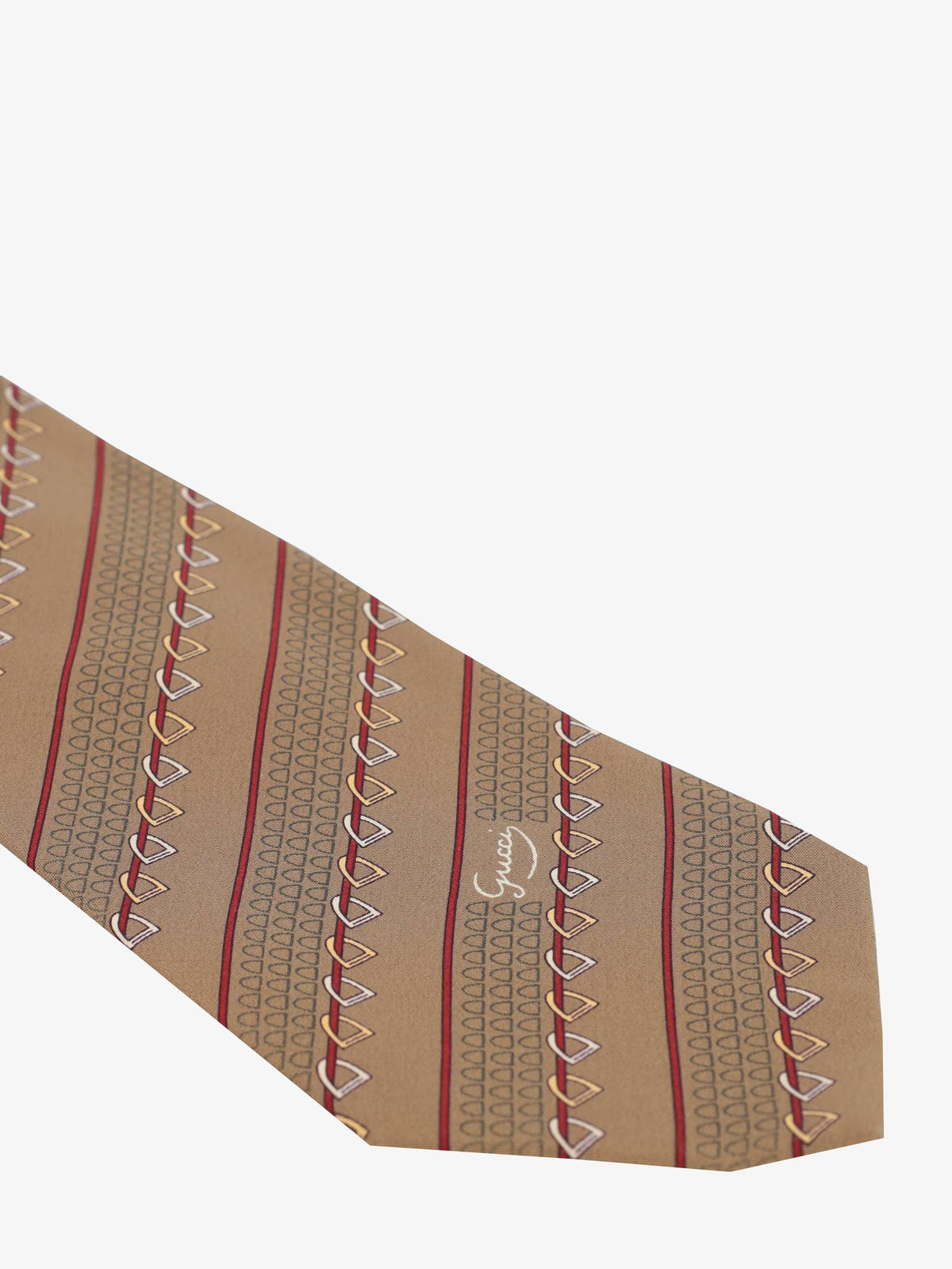 Gucci Horsebit Patterned Tie