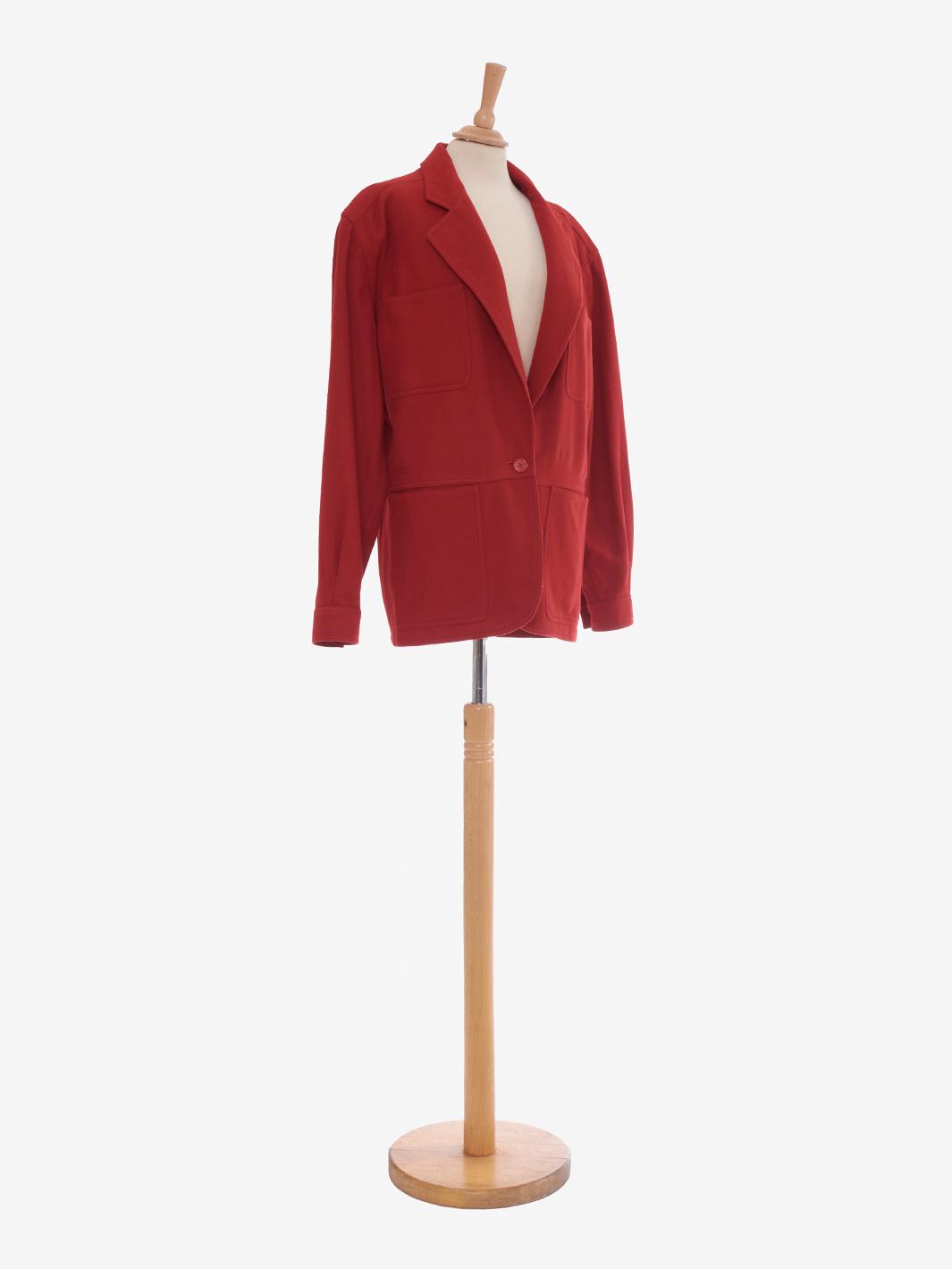 Trussardi 红色羊毛夹克
