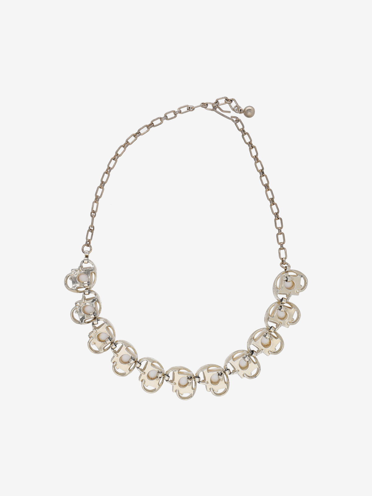 Kenneth Jay Lane Necklace with Iridescent Geometric Inserts W13426.137  Kenneth Jay Lane 