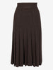 Jean Paul Gaultier Midi Brown Wool Skirt W7426.73  Jean Paul Gaultier 