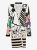 Etro Abstract-Pattern Patchwork Midi Coat WCV241039  Etro 