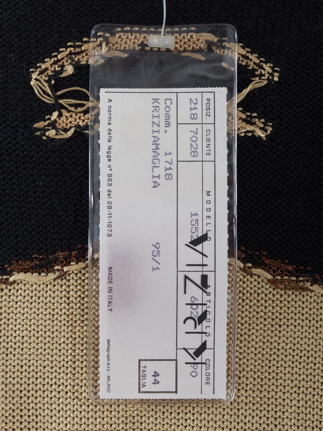 Krizia Tortoise embroidery T-shirt CVM21.90.106C  Krizia 