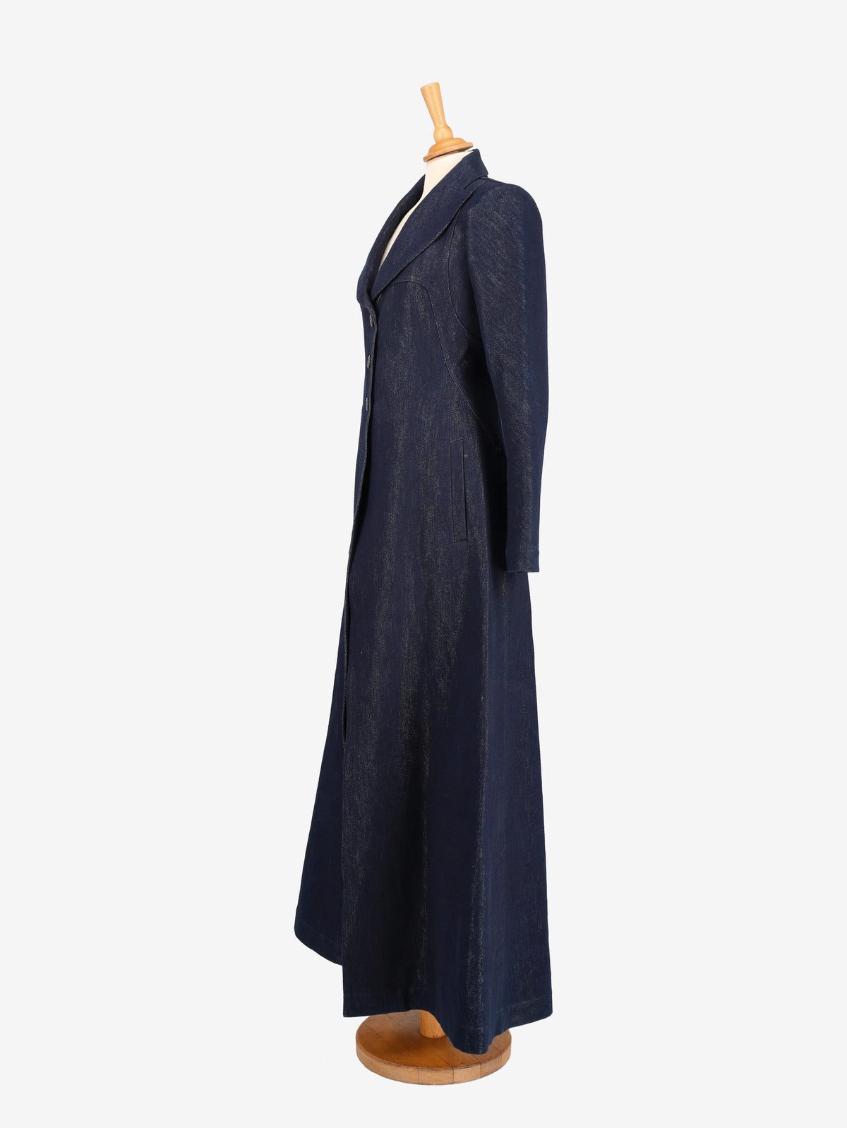 Alaïa Denim Overcoat
