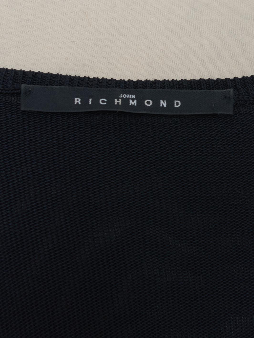 Richmond 黑色针织T恤
