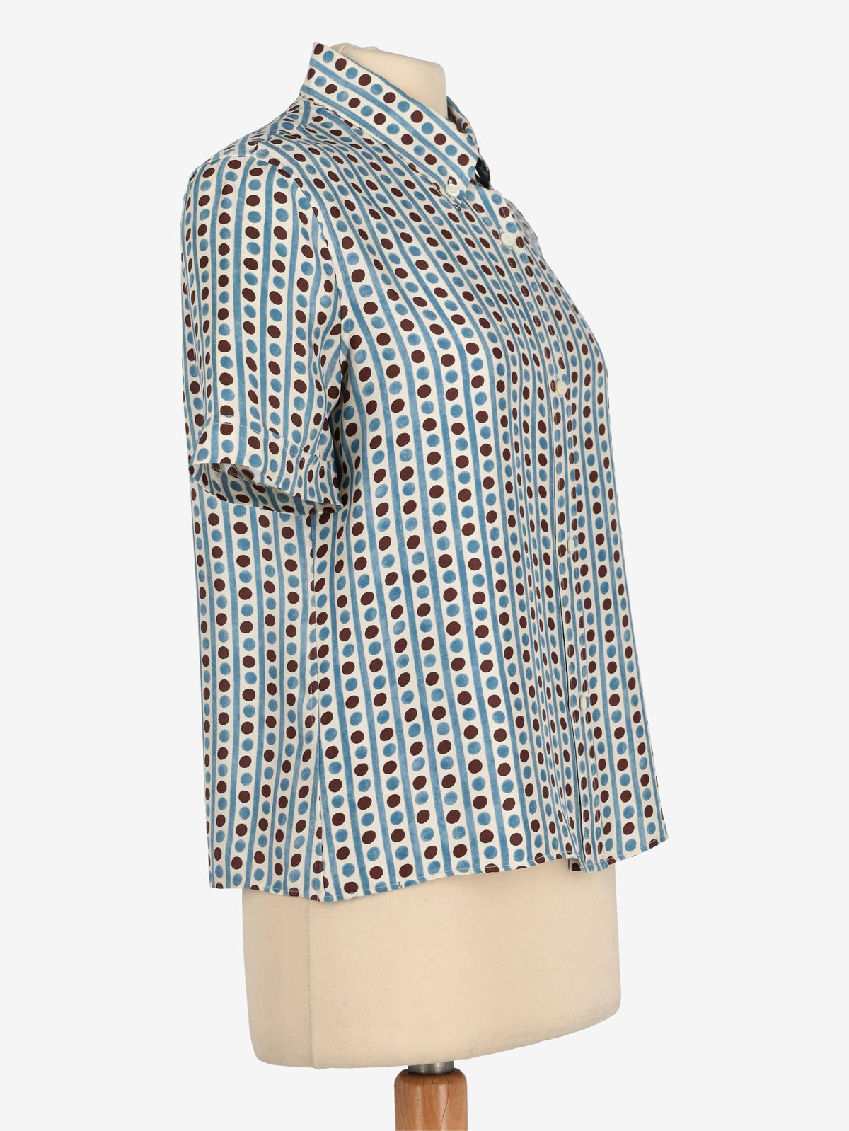 Prada Short Sleeved Geometric Shirt W02122025.2  Prada 