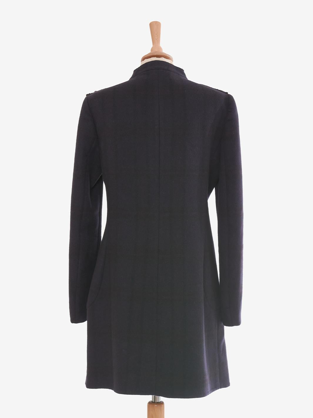 Prada single-breasted plaid outerwear