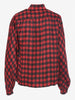 Mila Schön Houndstooth pattern silk skirt and blouse ensemble
