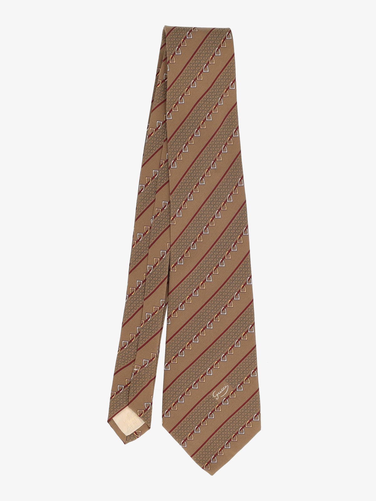 Gucci Horsebit Patterned Tie