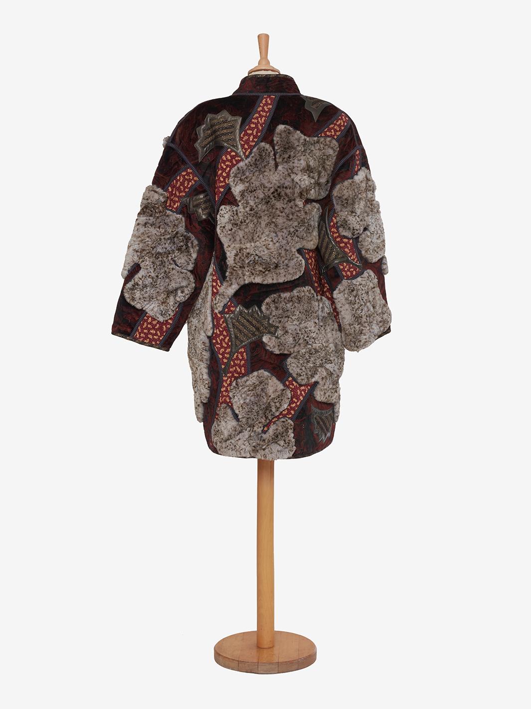 Vintage patchwork jacket with fur - '00 AR032  Vintage 