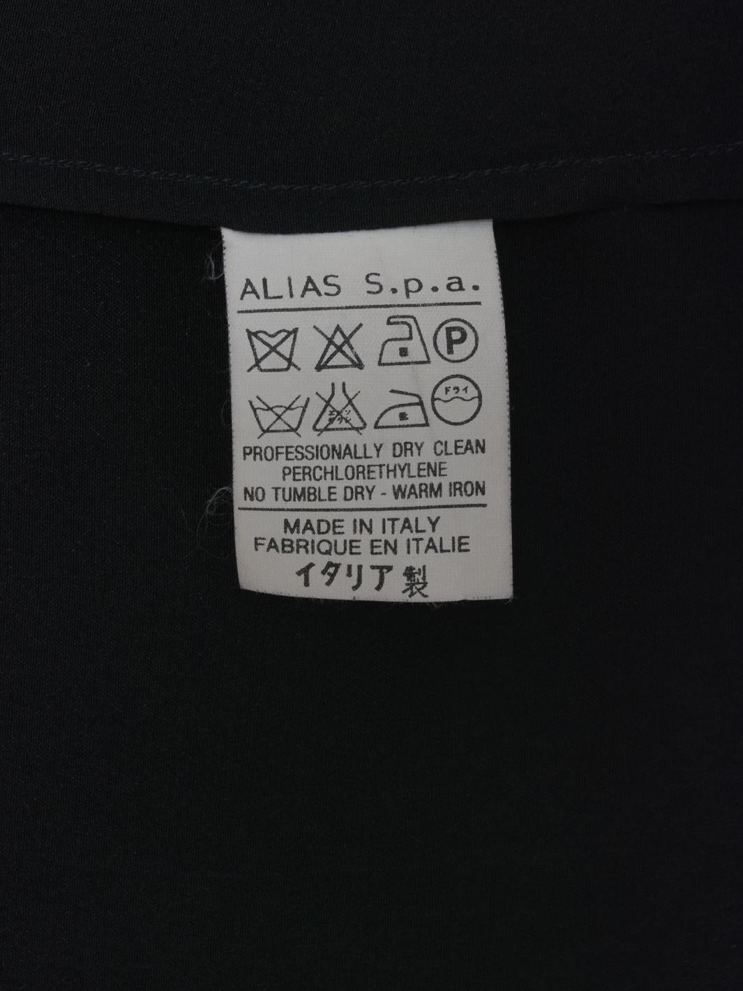 Gianni Versace Black Silk Shirt