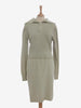 Alaïa 羊毛鼠尾草套装 - 80 年代