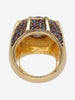 Kenneth Jay Lane Violet Oval Ring CVR24.1.148  Kenneth Jay Lane 