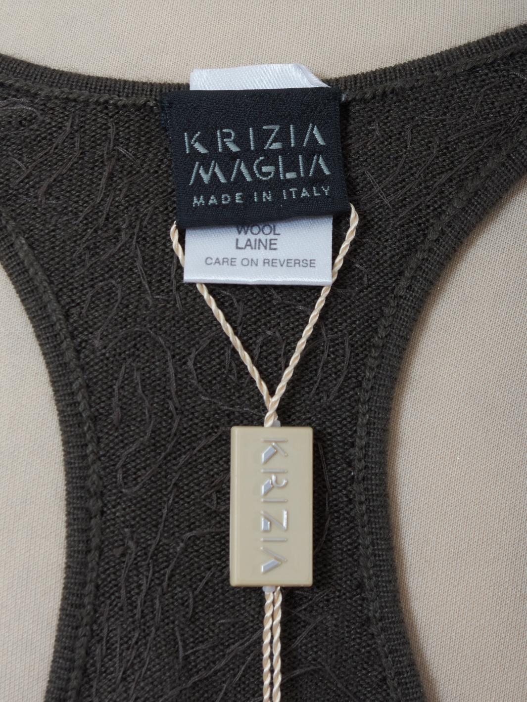 Krizia 亮片贴花中长连衣裙