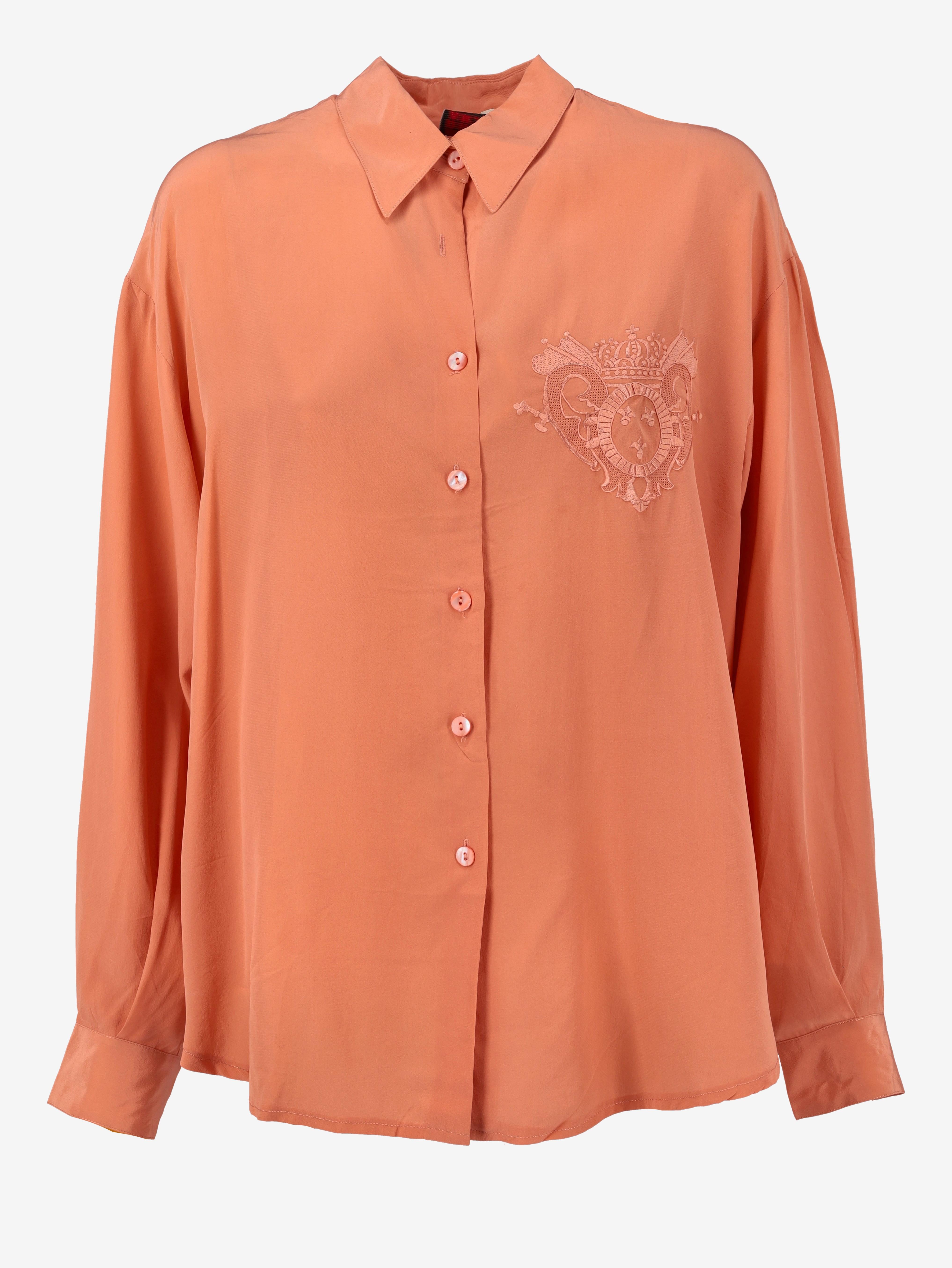 Mondrian Silk Salmon Shirt Mondrian Silk Salmon Shirt