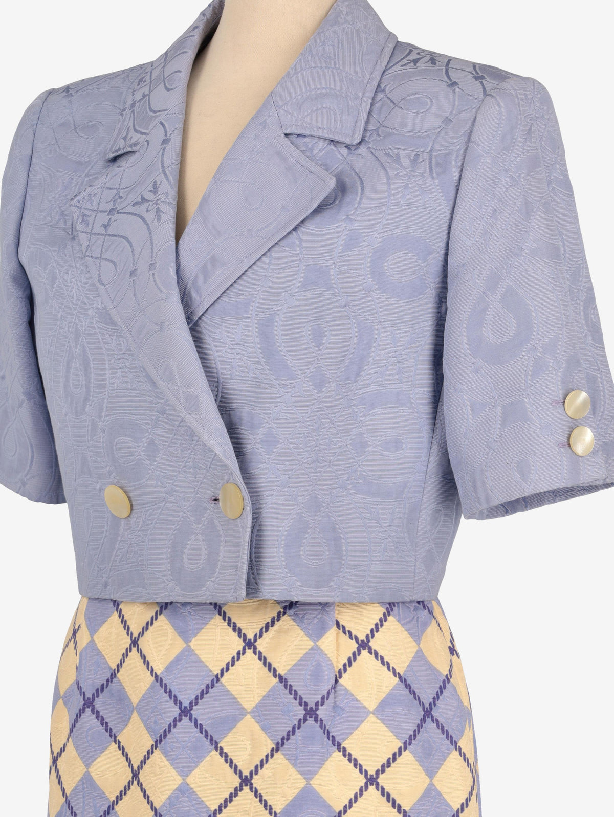 Valentino Lilac and Yellow Suit MR260725.87  Valentino Miss V 