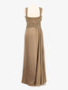 Vintage Draped Gold Dress WCV23051863  Vintage 